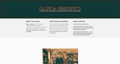 Desktop Screenshot of glossandgradients.com